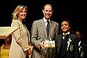 Students perform for royal couple