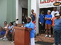 Hundreds celebrate Labour Day as speakers call for national unity