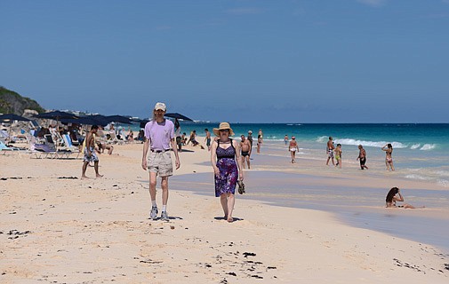 Drainage repairs at Elbow Beach