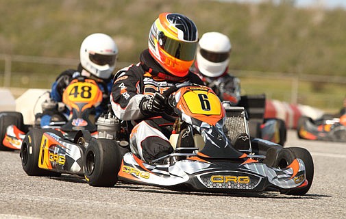 Barbosa and Barnes tied in karting standings