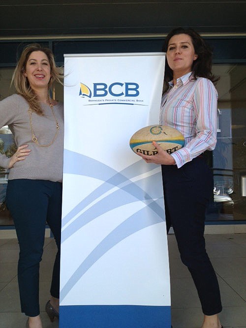 Bermuda's girls rugby banks sponsor