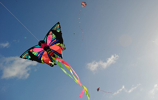 Kite flying weather for the Easter break