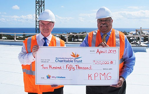 KPMG donates $250k for new hospital