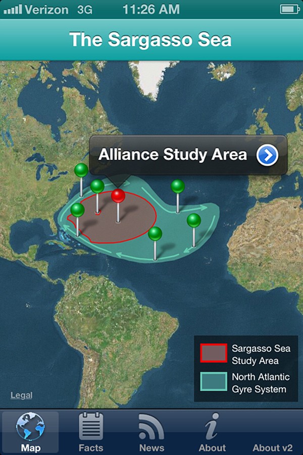 Sargasso Sea Alliance creates iPhone app