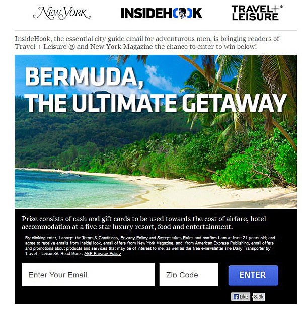 Contest photo isn't of Bermuda