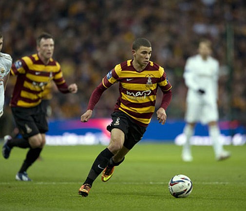 Wells double propels Bradford to Wembley