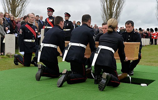 Honouring a fallen war hero