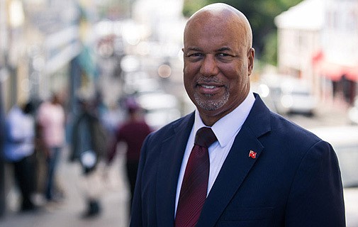 The muscles in Brussels; Richards gets Bermuda’s viewpoint across