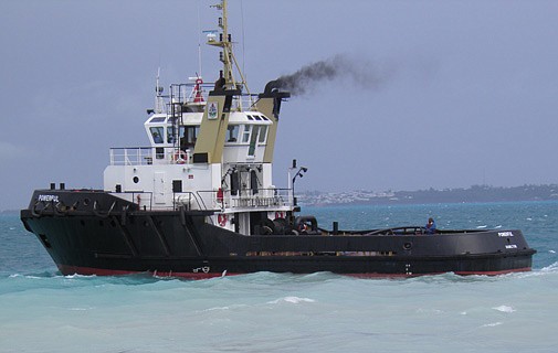 Tug boat Powerful undergoes repairs in US