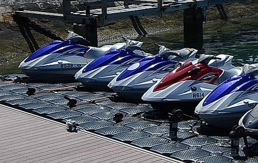 Men tried to steal jet ski