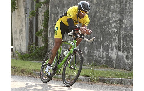 Lawrence takes bronze in cycling