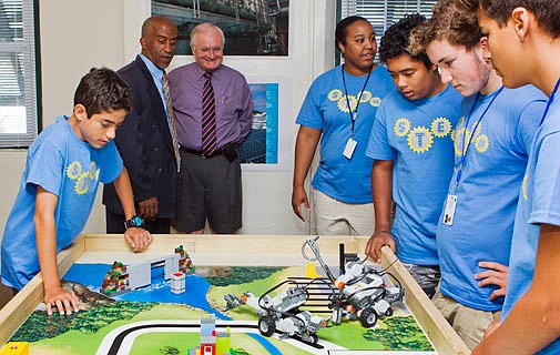 Education Minister visits STEM Camp