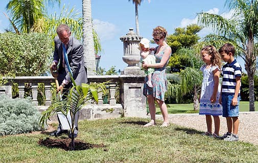 Royal baby honoured with tree planting