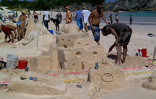 Sand sculpting competition takes place this month