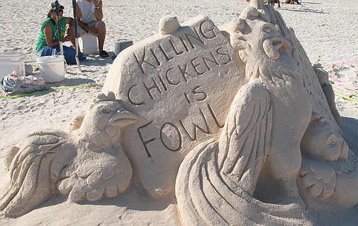 A few expert tips on sand sculpting