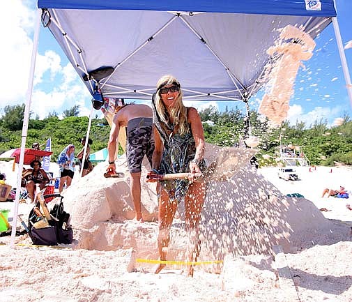 Lionfish, whales and rum at annual Sand Sculpting Competition (Update)