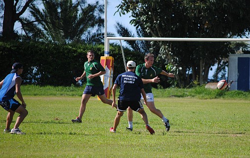 Police and Regiment rugby team beat Royal Navy