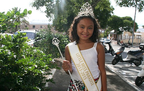 Little Miss Paradise loves to sing and act