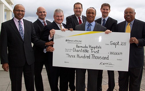 Ernst & Young donate to Hospitals Trust