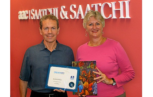AAC Saatchi & Saatchi awarded honorable mention for outstanding creative design