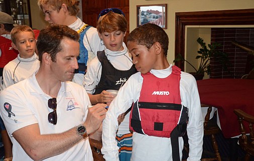 Ainslie impresses at sailing clinic