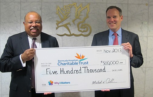 Butterfield donates $500,000 to hospital development