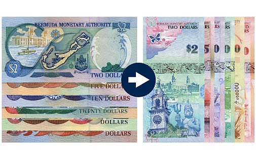 Old Bermuda banknotes won't be legal tender