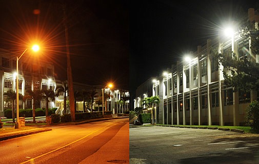 LED streetlights trial on Trimingham Road