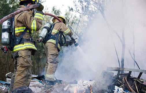 Brush fire near Southside Road (Update)