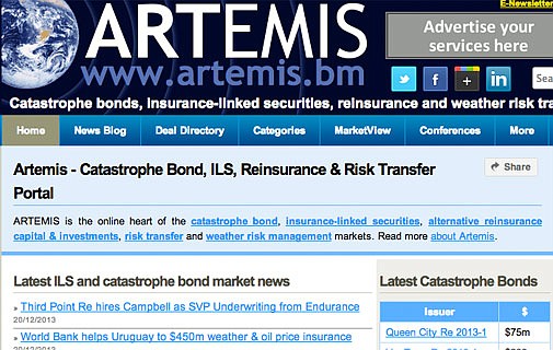 Artemis records $7.1 billion of catastrophe bonds