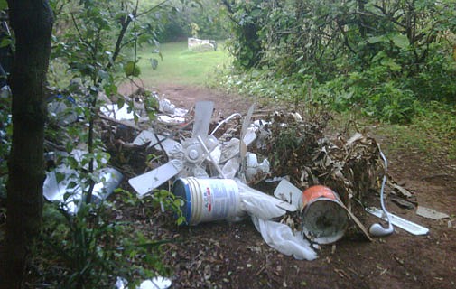 Dispose of your holiday trash properly