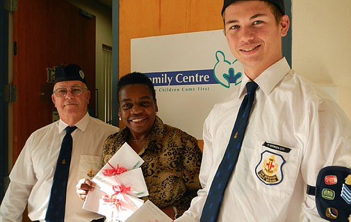 Boys Brigade donates BELCO vouchers to Family Centre