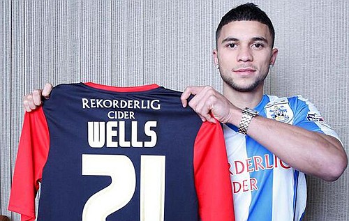 Nahki Wells Huddersfield shirts go on sale