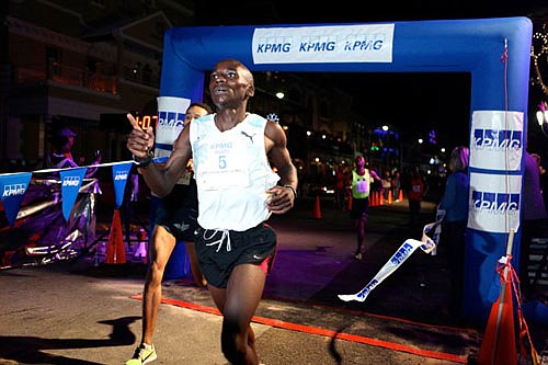 Mulenga wins Front Street Mile