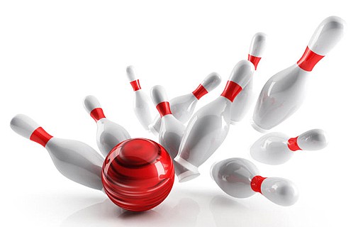 Bowling: Goldfish storm to the top
