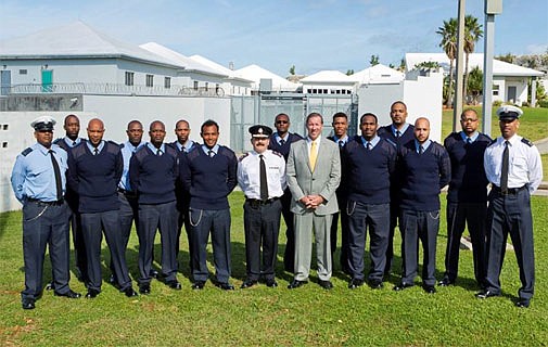 Minister visits Department of Corrections trainees
