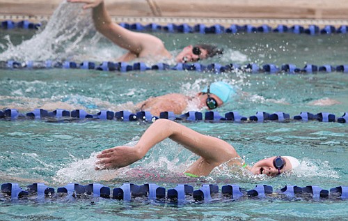 Emma Harvey at her BEST at swim meet