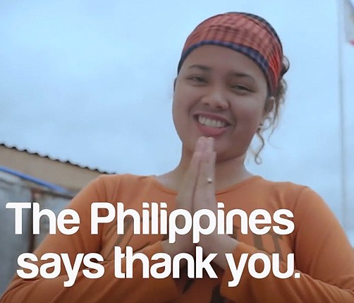 VIDEO: Bermuda and the world thanked by typhoon-hit Philippines