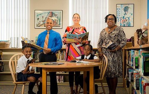 Princess donates to Victor Scott library