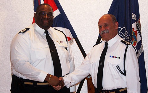 New reserve police commandant and deputy sworn in