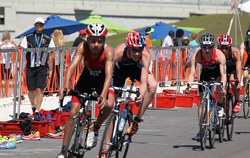 Junior triathletes display their potential