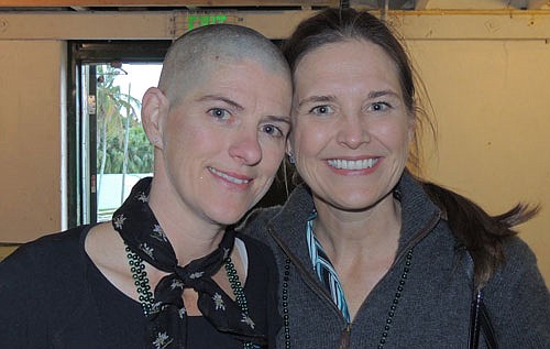 Sister flies in from Thailand for St Baldrick’s