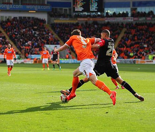 Wells effort ruled out in defeat to Blackpool