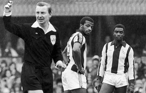 Cyrille Regis and Clyde Best go head to head