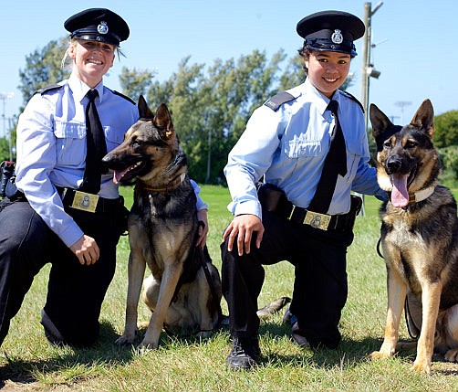 The two new police recruits sniffing out crime