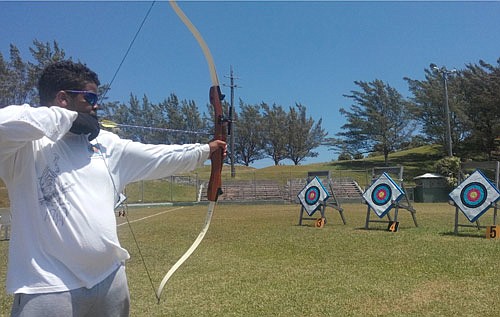 Now, archery anchors his life