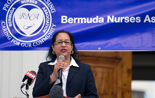 Nurses work together for a healthy Bermuda