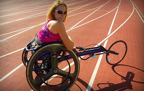 Paralympian Lewis: ‘You can overcome any obstacles’