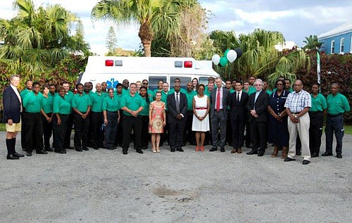 Anonymous sponsor donates ambulance to charity