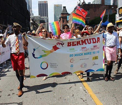 PHOTOS: Rainbow Alliance of Bermuda in World Pride Toronto 2014